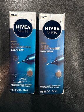 NIB Nivea Men Age Defense Eye Cream Set of 2